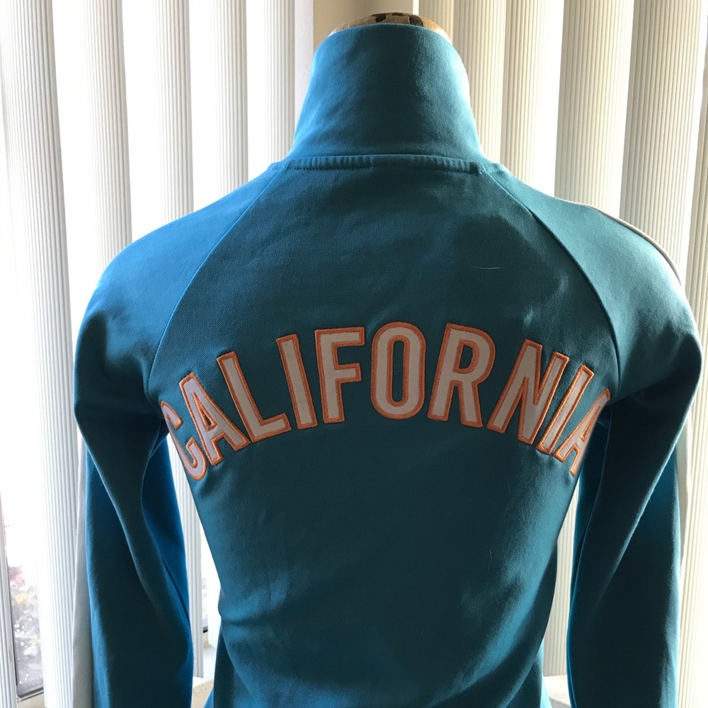 HOLLISTER CALIFORNIA Vintage Y2K Logo Racer MOTO JACKET Size Medium
